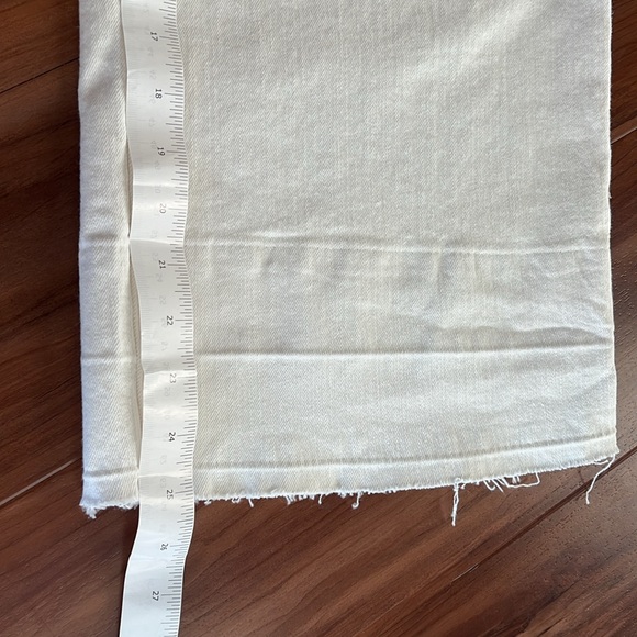 H&M Culotte Jupe-Culotte High Waist White Jeans Size 27 - Picture 17 of 17